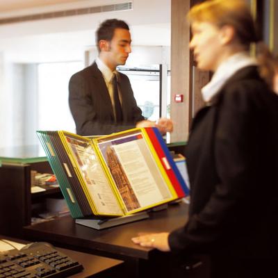 Zichtpanelensysteem bureau Tarifold metaal A4 met 20-tassen assorti Zichtpanelensysteem bureau Tarifold metaal A4 met 20-tassen assorti