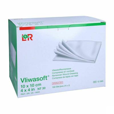 Lohmann & Rauscher Vliwasoft Kompres 10x10cm Lohmann & Rauscher Vliwasoft Kompres 10x10cm