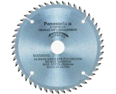 Panasonic Cirkelzaagblad voor Hout | Ø 135mm Asgat 20mm 24T - EY9PW13C
