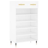 VidaXL Schoenenkast 60x35x105 cm bewerkt hout wit - thumbnail