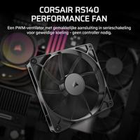 Corsair CO-9050190-WW PC-ventilator Zwart (b x h x d) 140 x 25 x 140 mm - thumbnail