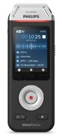 Philips DVT2810 VoiceTracer Audiorecorder Zwart/Zilver - thumbnail