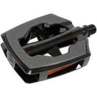 Marwi pedaalset sp-890 sandblock grijs aluminium glans zwart - thumbnail