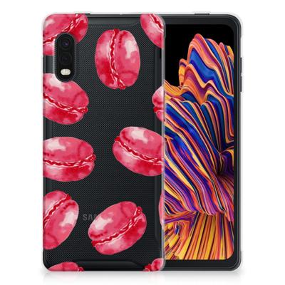 Samsung Xcover Pro | Siliconen Case | Pink Macarons