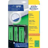 Rugetiket avery smal 38x192mm zelfklevend groen - thumbnail