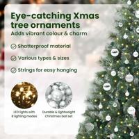 VidaXL Kunstkerstboom met 300 led met standaard groen 180 cm pe en pvc - thumbnail