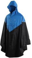 Willex Regenponcho met capuchon maat S/M blauw en zwart 29219 - thumbnail