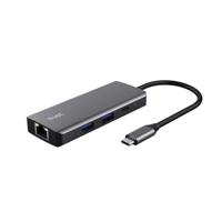 Trust DALYX 6-IN-1 MULTIPORT ADAPTER USB-C dockingstation Geschikt voor merk (dockingstation): Universeel - thumbnail