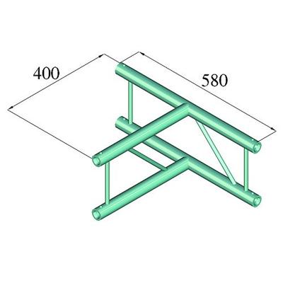 ALUTRUSS DECOLOCK DQ2-PAT36V 3-way T-Piece 90Â°