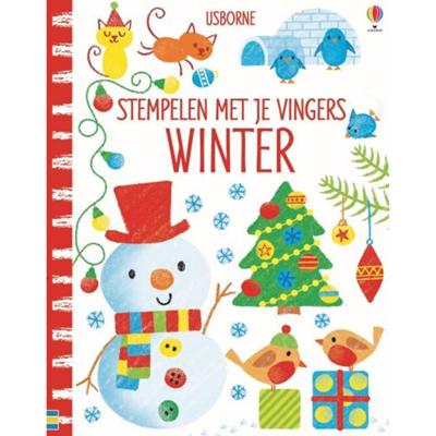 Stempelen met je vingers Winter (Hardback)