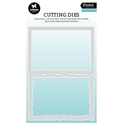 Studio Light • essentials cutting die torn edge cardshape rectangle