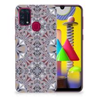 Samsung Galaxy M31 | TPU | Siliconen hoesje | Flower Tiles - thumbnail