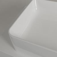Villeroy & Boch Collaro opzetwastafel - rechthoekig 56x36cm - zonder overloop zonder kraangat wit 4a205601 - thumbnail
