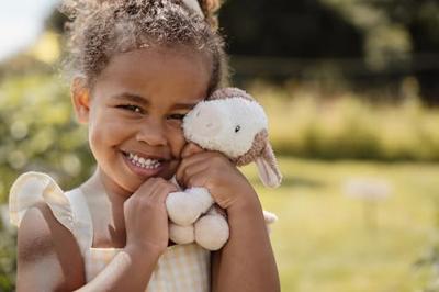 Little Dutch Farm Knuffel Koe 17 cm