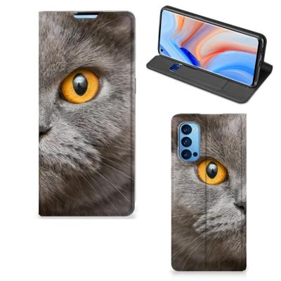 Smartphone hoesje OPPO Reno4 Pro 5G Britse Korthaar Smartphone hoesje OPPO Reno4 Pro 5G Britse Korthaar