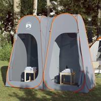 VidaXL Privacytent pop-up waterdich grijs en oranje - thumbnail