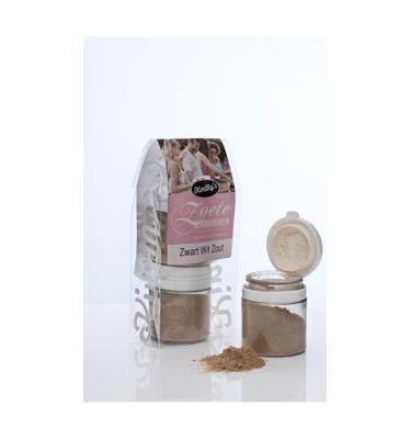 Kindly's Zwart wit potjes zout 25 gram 2 Stuks