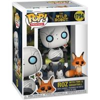 Funko Pop! Figuur - The Wild Robot - Roz met Joli-Bec & Escobar - 10 cm Vinyl - Zorgvuldige details - thumbnail