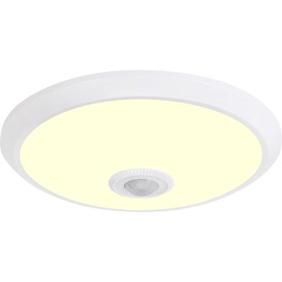 LED Plafondlamp met Bewegings- en Dag/Nacht Sensor - 20W. 1500lm. 3000K