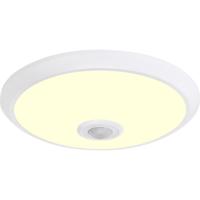 LED Plafondlamp met Bewegings- en Dag/Nacht Sensor - 20W. 1500lm. 3000K - thumbnail