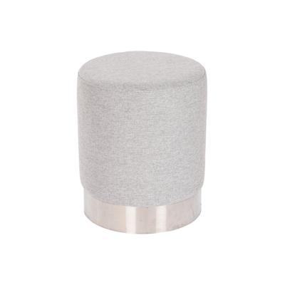 Voetensteun Home ESPRIT Grijs Zilverkleurig 35 x 35 x 42 cm