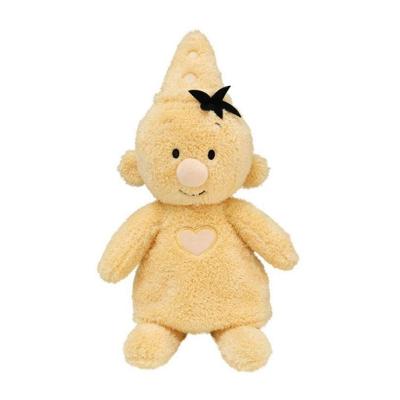 Studio 100 Bumba knuffel fluffy pluche - geel, 35cm