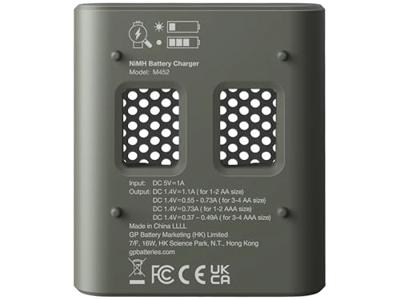 GP Batterijlader USB 2H met 4x2600mA AA batterij - 3503070 GP Batterijlader USB 2H met 4x2600mA AA batterij - 3503070