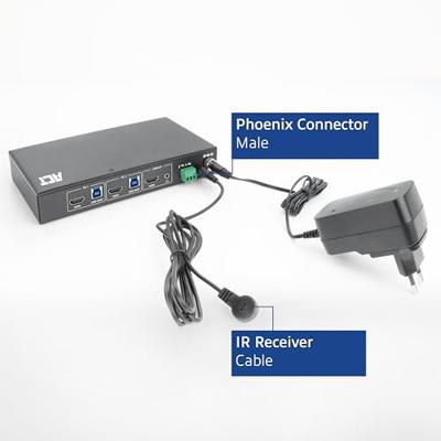 ACT 2-poorts HMDI 4K KVM switch - thumbnail
