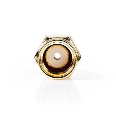 SMA-Connector | Recht | Male | Verguld | 50 Ohm | Krimp | Diameter kabelinvoer: 2.55 mm | Metaal | Goud | 2 Stuks