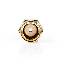 SMA-Connector | Recht | Male | Verguld | 50 Ohm | Krimp | Diameter kabelinvoer: 2.55 mm | Metaal | Goud | 2 Stuks - thumbnail