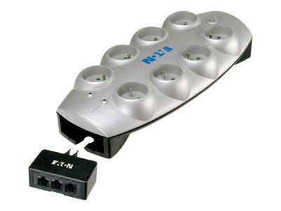 Eaton Protection Box 8 Tel@+TV - Overspanningsbeveiliger - 220250 Volt wisselstroom V - uitgangen: 8