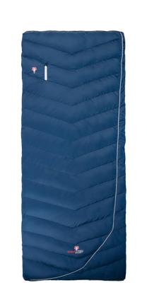 Grüezi Bag Biopod DownWool Hybrid Cotton Comfort Links Deken Slaapzak Night Blue One Size Grüezi Bag Biopod DownWool Hybrid Cotton Comfort Links Deken Slaapzak Night Blue One Size
