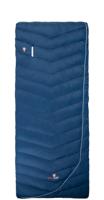 Grüezi Bag Biopod DownWool Hybrid Cotton Comfort Links Deken Slaapzak Night Blue One Size - thumbnail