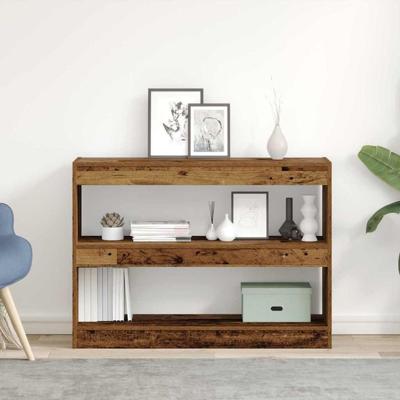 Boekenkast Oud hout 100 x 30 x 72 cm Bewerkt hout