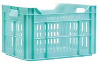 Urban Proof fietskrat 30 liter polypropyleen oceaan blauw S - thumbnail