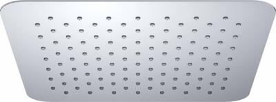 Ufo Luxe Hoofddouche Vierkant 500 mm Ultra Plat Chroom Aqua Splash