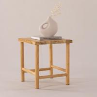 Nohr Krukje/Bijzettafel 'Santino' Teakhout, 42 x 42cm - thumbnail