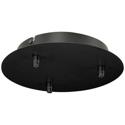 FITU drievoudig rozet zwart plafond FITU drievoudig rozet zwart plafond