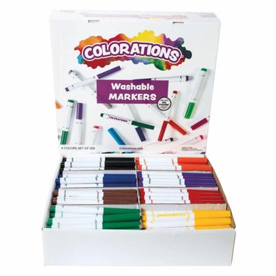 Colorations - uitwasbare markers, 200st. Colorations - uitwasbare markers, 200st.