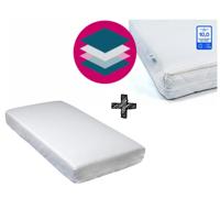 ABZ Combi HR 30 ledikantmatras + Airgosafe topper 60x120 cm - thumbnail