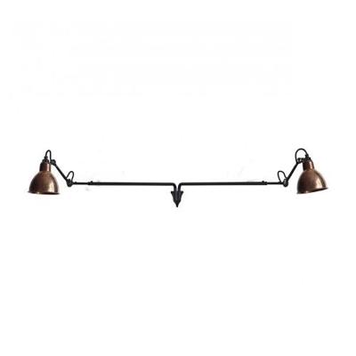 DCW Editions Lampe Gras N213 Double Round Wandlamp - Rauw koper DCW Editions Lampe Gras N213 Double Round Wandlamp - Rauw koper