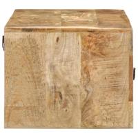 Tv-wandmeubel 100x32x25 cm massief hout ruw mangohout - thumbnail