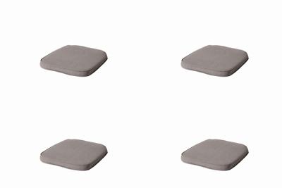 Kussen wicker universeel outdoor Oxford grijs (4 stuks) Madison - Madison