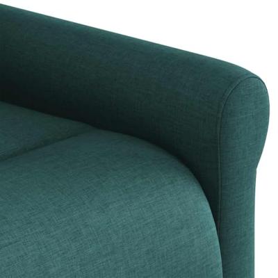 Fauteuil verstelbaar stof donkergroen