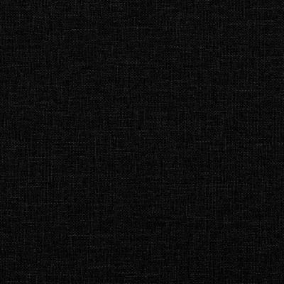 Eetkamerstoelen 4 st stof zwart