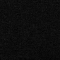 Eetkamerstoelen 4 st stof zwart - thumbnail