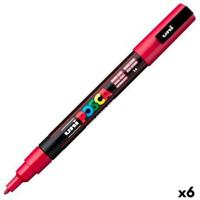 Markeerstift POSCA PC-3M Donkerrood (6 Stuks) - thumbnail