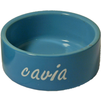 Boon Cavia Voerbak Steen Blauw Ø12cm - thumbnail