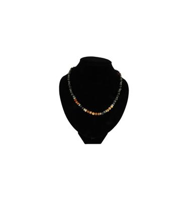 Mannen Ketting van Jaspis Kamballa met Karabijnslot