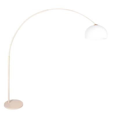 Steinhauer BooglampSparkled Light crème met witte bol kap Ø 45cm - 4314CR
